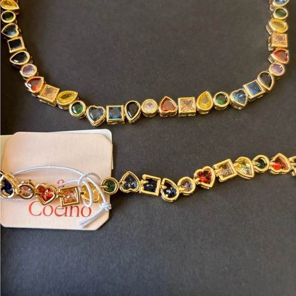 Camila Coelho Gold-Tone Multicolor Necklace Set - Picture 4 of 6